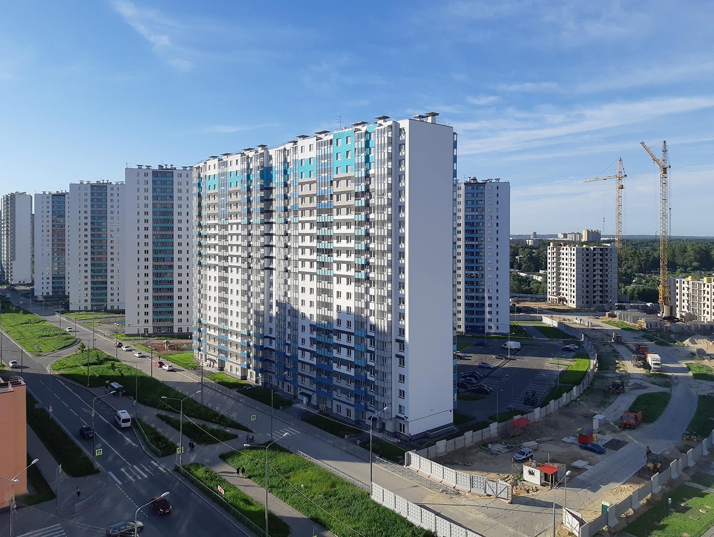 Sankt Petersburg, Муринская дорога, 53; Муринская дорога, 55 корп. 1; Муринская дорога, 57; Муринская дорога, 59 корп. 1; Аллея Евгения Шварца, 4; Аллея Евгения Шварца, 7