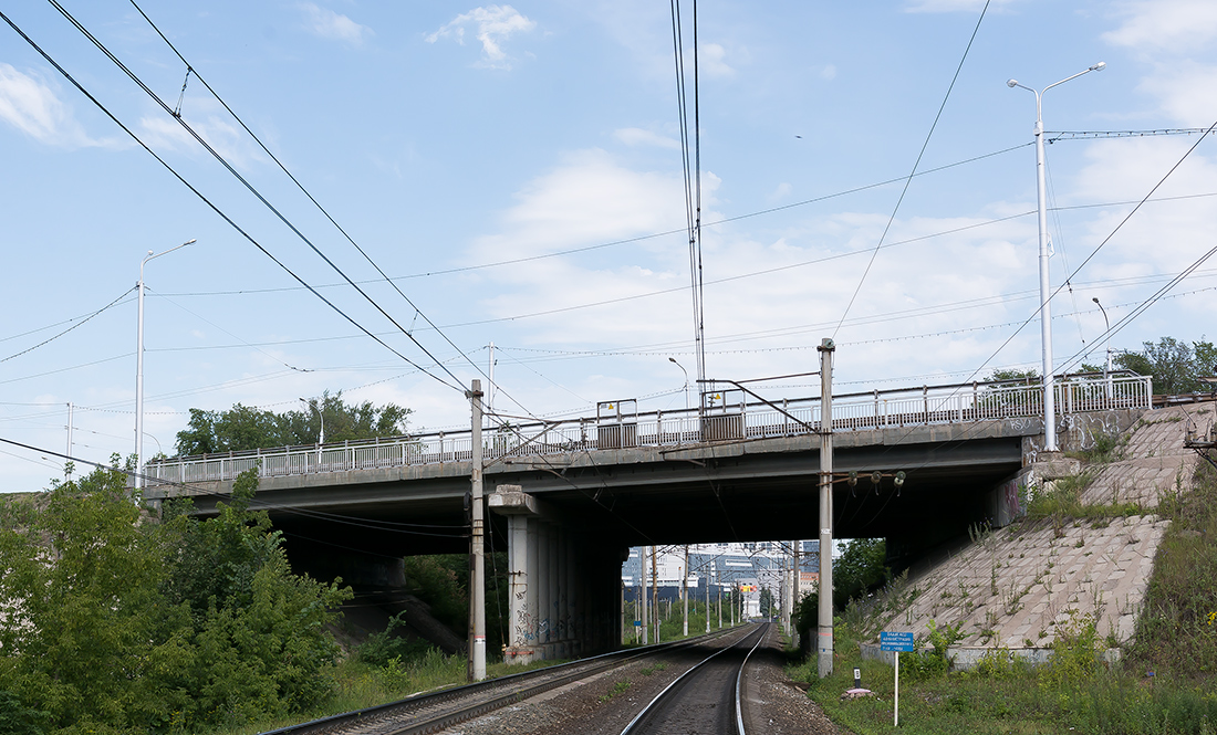 Уфа, Проспект Октября, Новый Дежневский путепровод