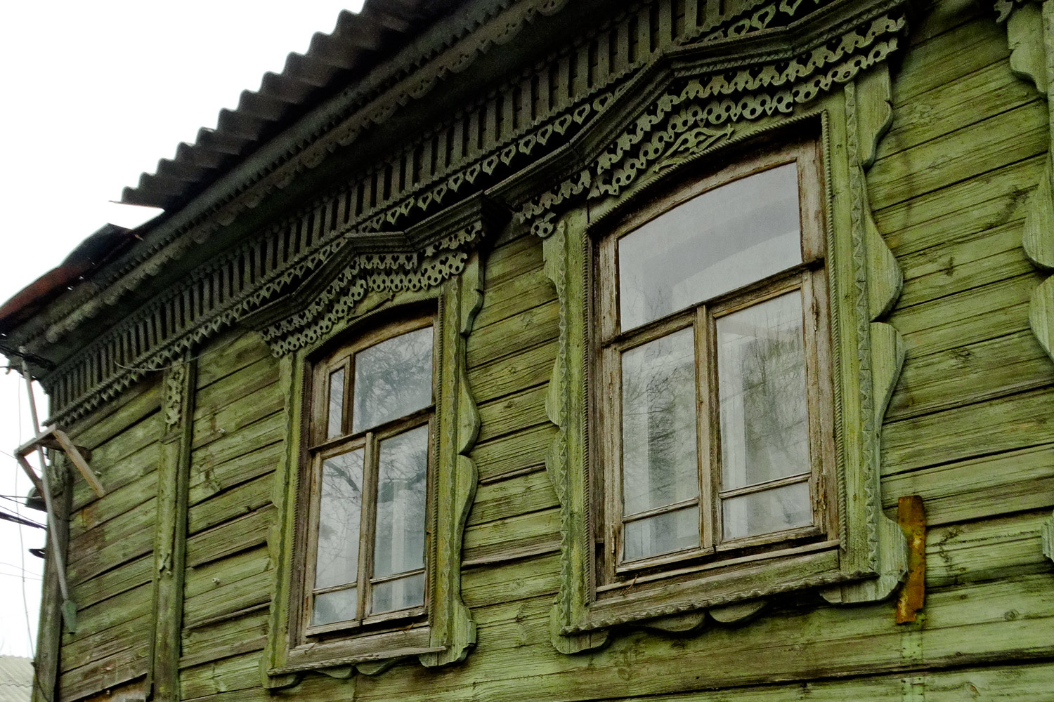 Самара, Улица Маяковского, 68. Резные наличники