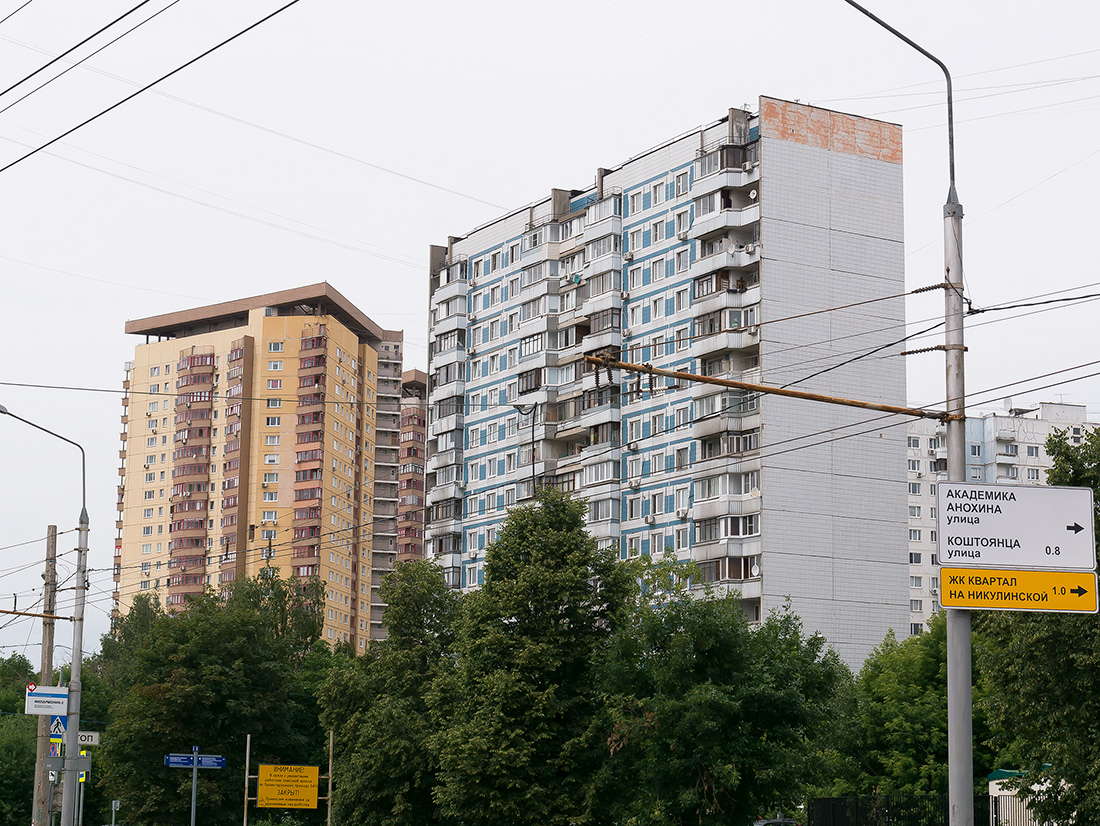 Москва, Никулинская улица, 6 корп. 1; Улица Академика Анохина, 12 корп. 2