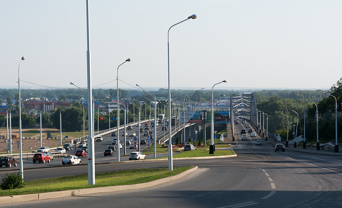 Уфа, Проспект Салавата Юлаева, Новый Бельский мост; Проспект Салавата Юлаева, Старый Бельский мост