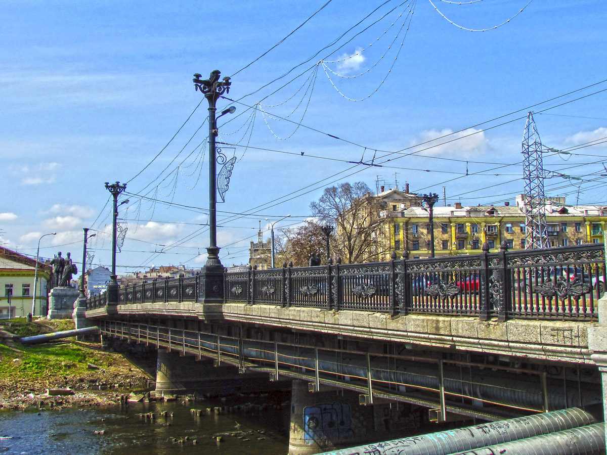 Харьков, Проспект Героев Харькова, харьковский мост