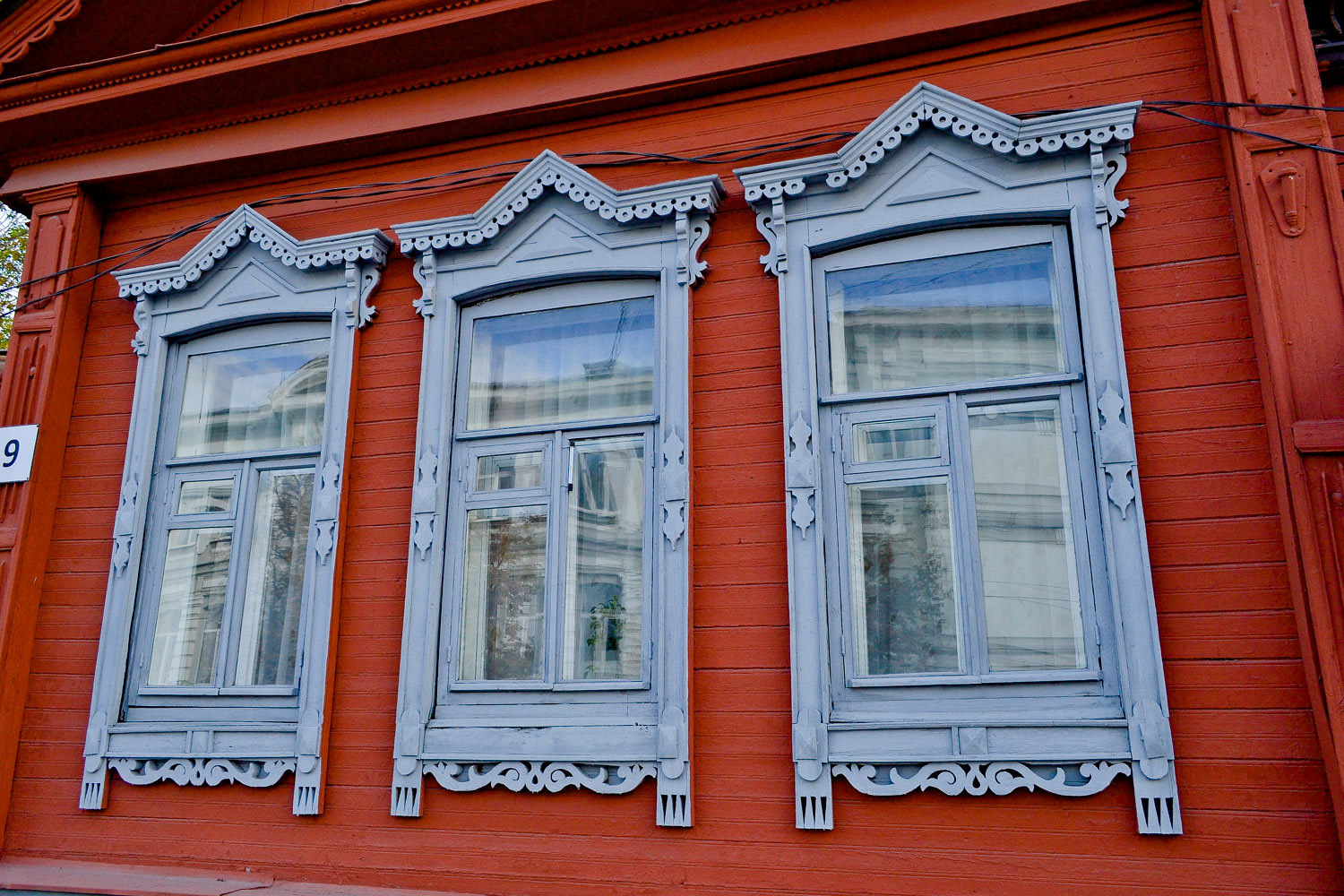 Самара, Красноармейская улица, 9. Резные наличники