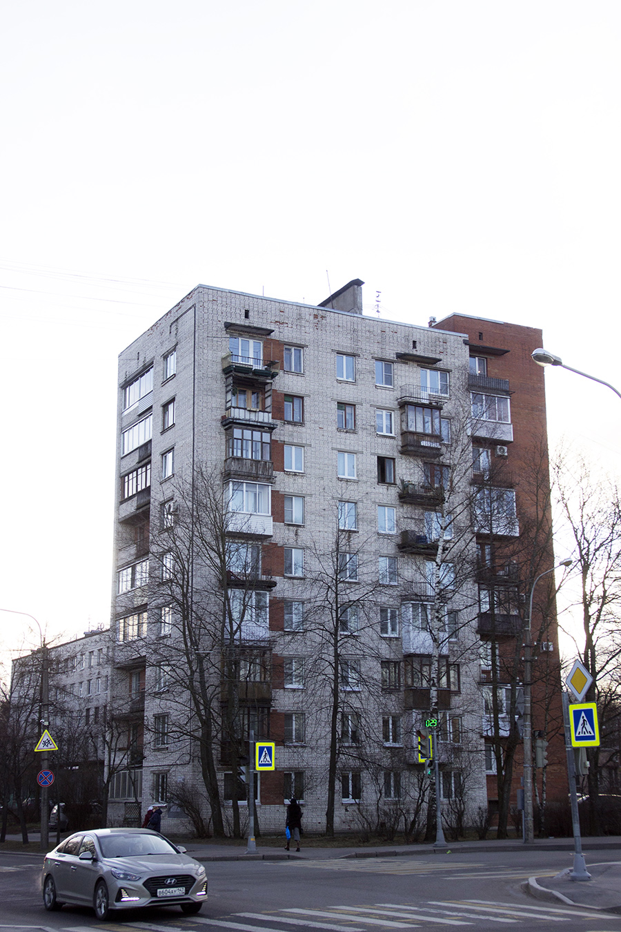 Пушкин, Ленинградская улица, 40 / Школьная улица, 25