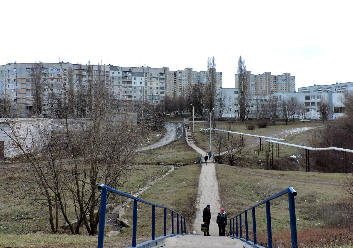 Харьков, Улица Метростроителей, 38; Улица Метростроителей, 40. Харьков — Панорамы