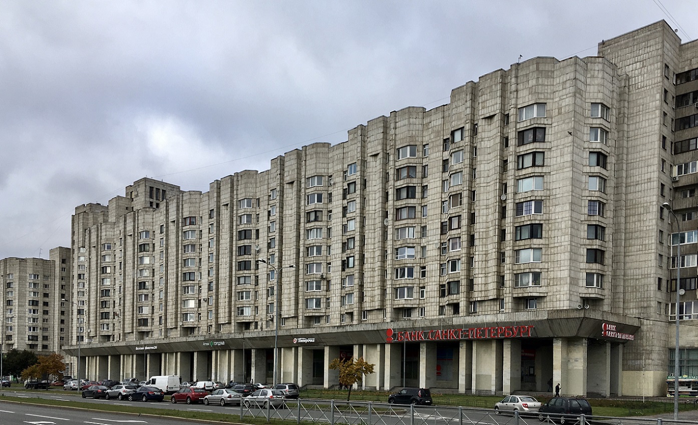 Peterburi, Новосмоленская набережная, 1