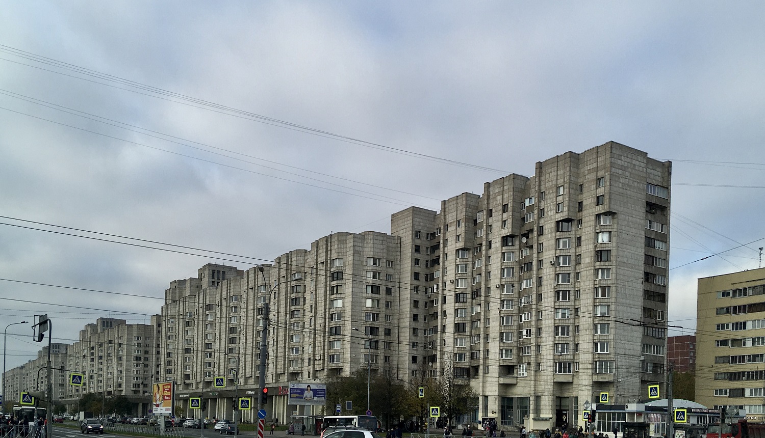 Санкт-Пецярбург, Новосмоленская набережная, 1