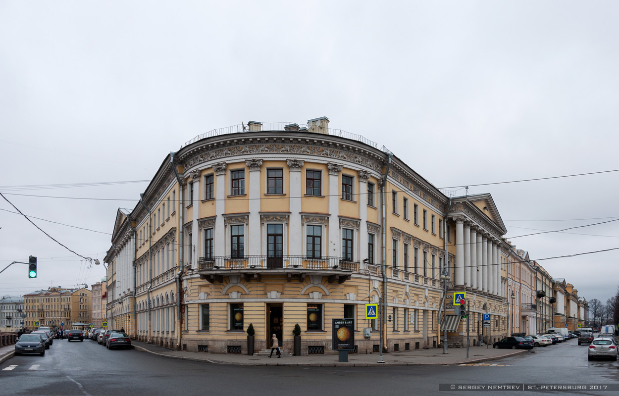 Санкт-Петербург, Набережная реки Мойки, 1 / Марсово поле, 7 / Аптекарский переулок, 8