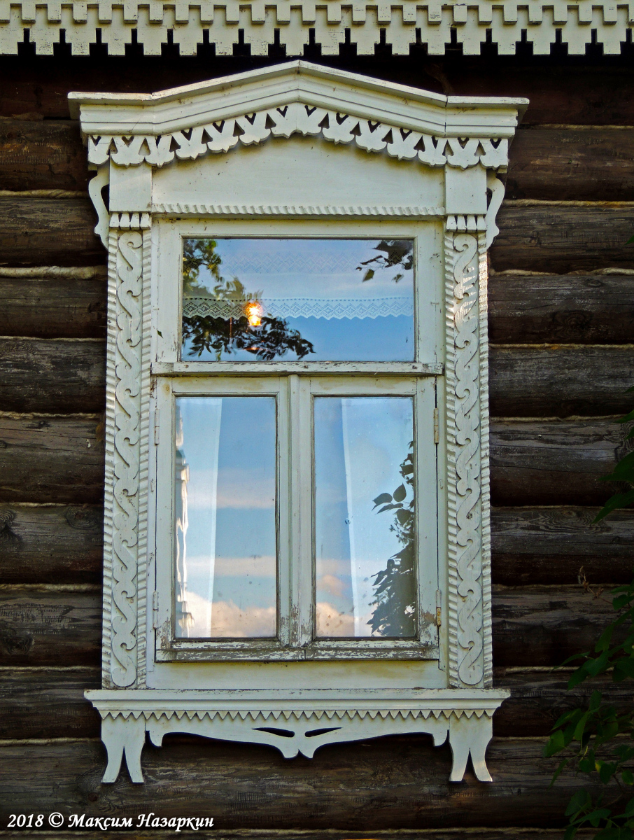 Рыбновский район, прочие н.п., с. Константиново, 174В. Резные наличники