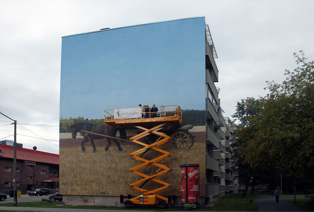Tallinn, Keldrimäe, 2. Монументальное искусство (мозаики, росписи). Tallinn — Keldrimäe reakonnstrueerimise projekt