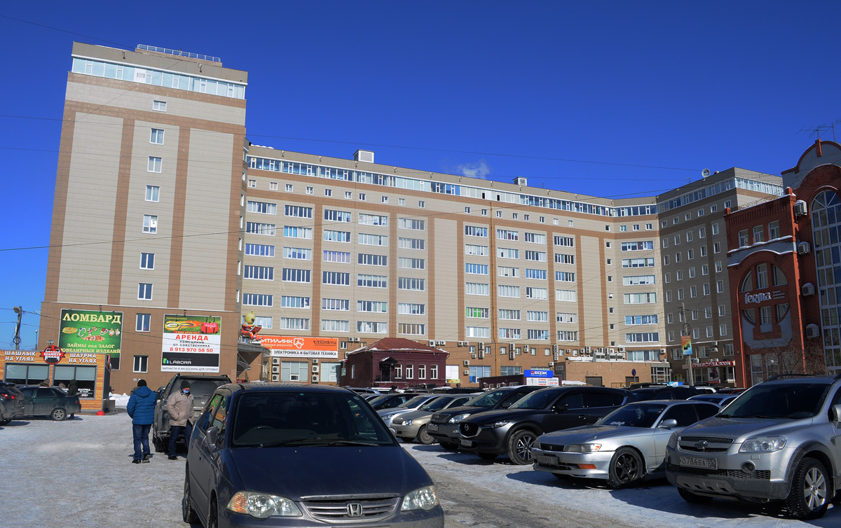 Omsk, Улица Фрунзе, 80 / Улица Герцена, 18