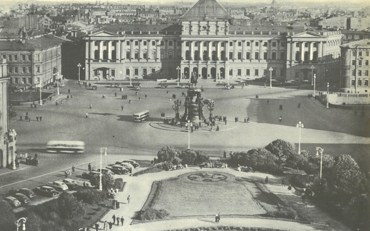Peterburi, Исаакиевская площадь, 6; Синий мост. Peterburi — Исторические фотографии