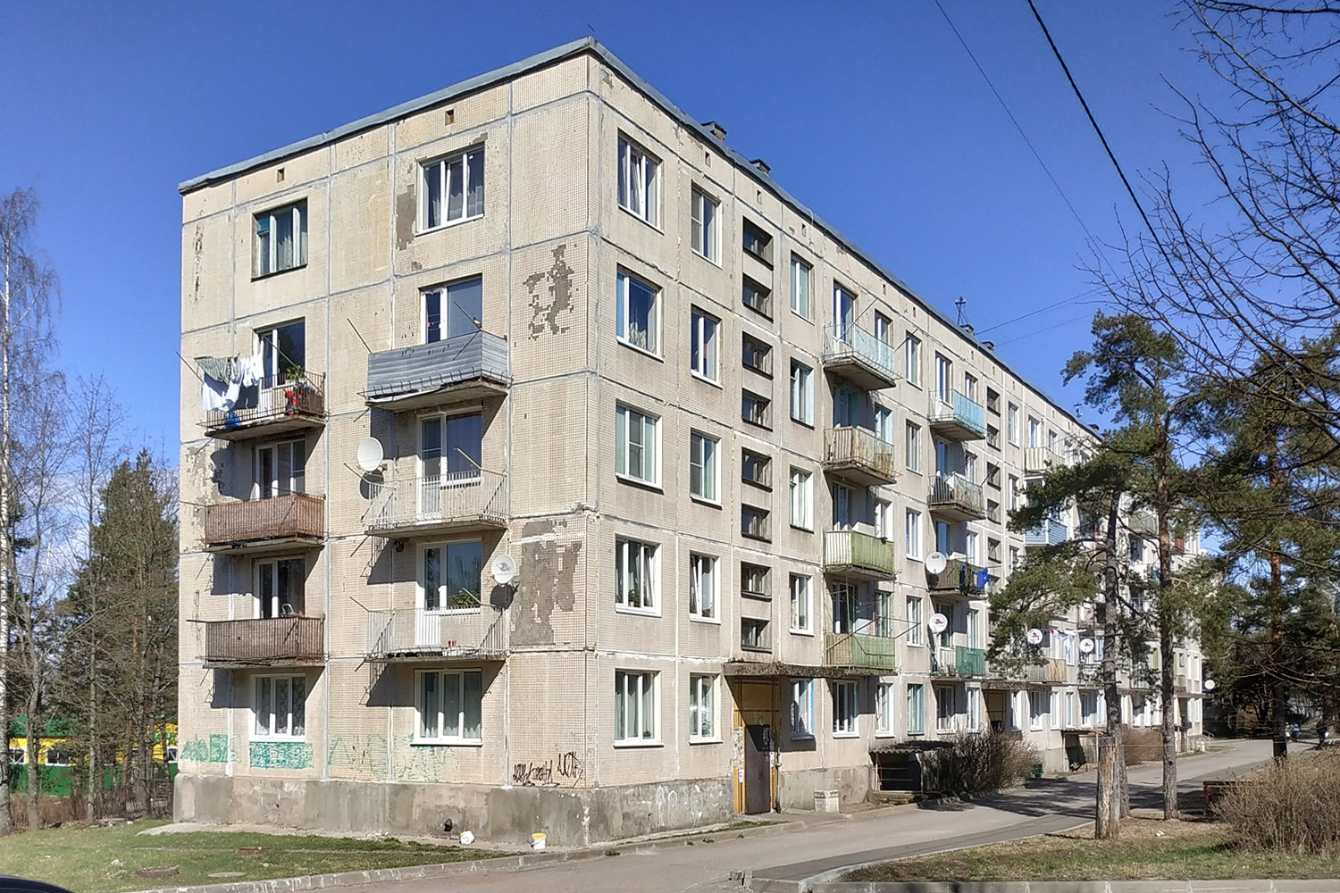 Выборгский район, прочие н. п., Глебычево, улица Мира, 2