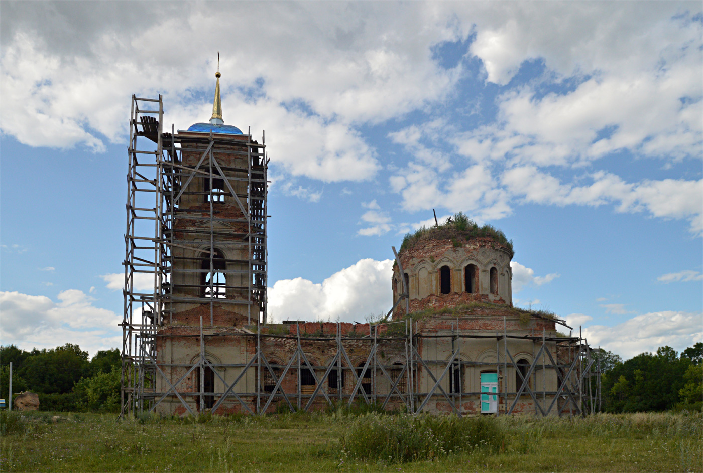 Краснинский район, прочие н.п., с. Верхнее Брусланово, Церковная улица, 3А