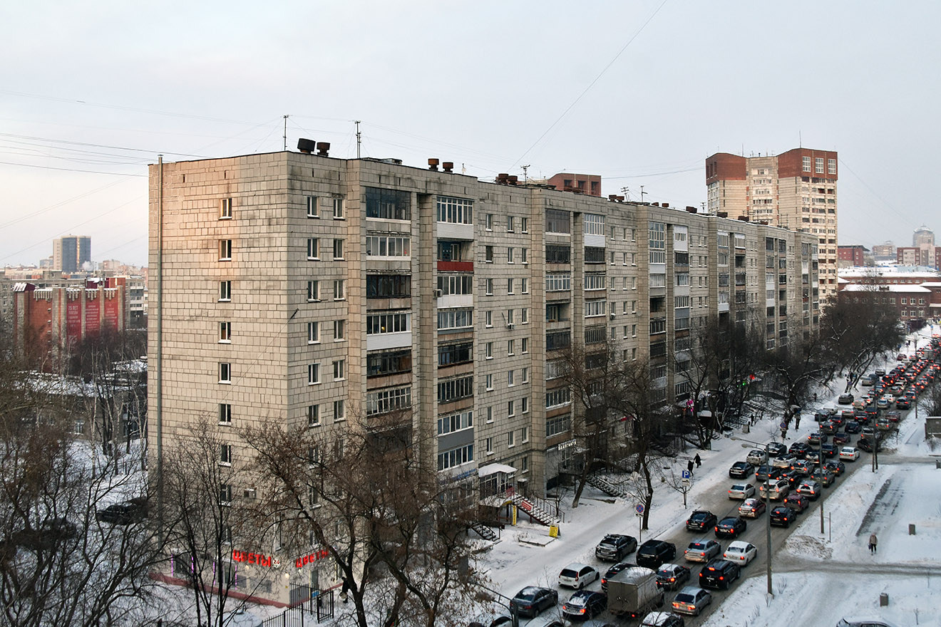 Пермь, Улица Луначарского, 90; Улица Попова, 27