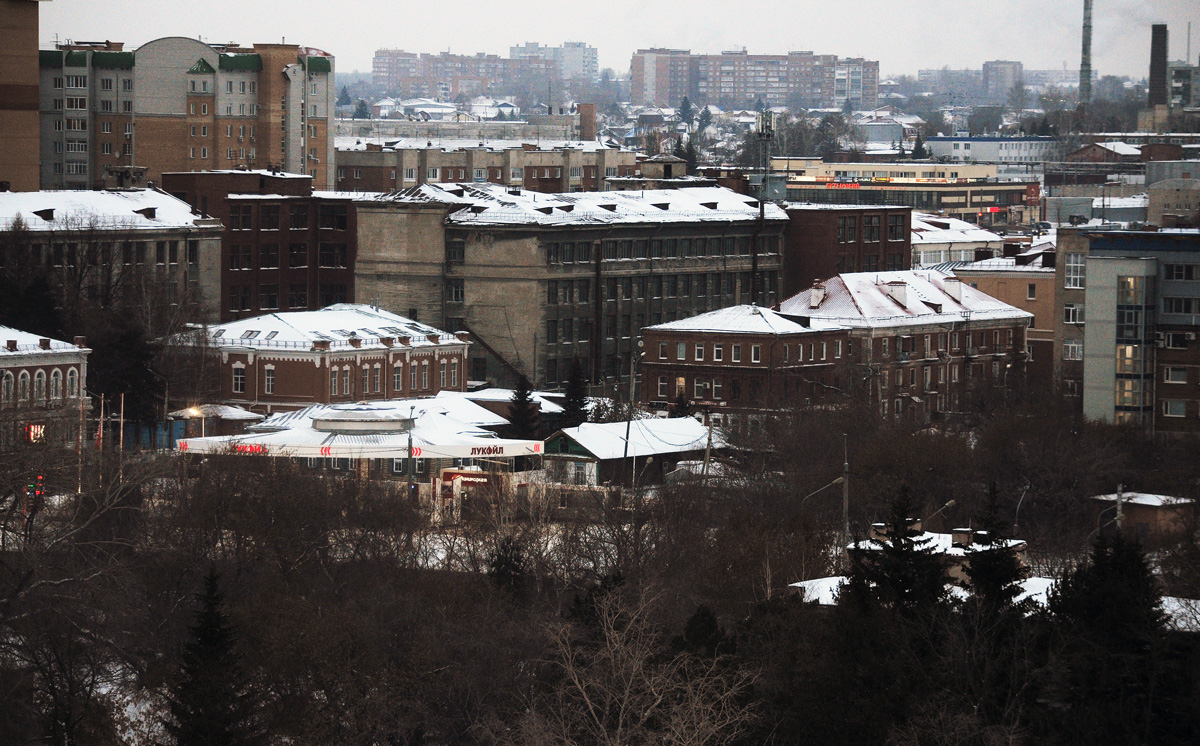 Омск, Улица Гусарова, 12; Улица Гусарова, 27; Улица Чернышевского, 2/2; Улица Гусарова, 24. Омск — Панорамы