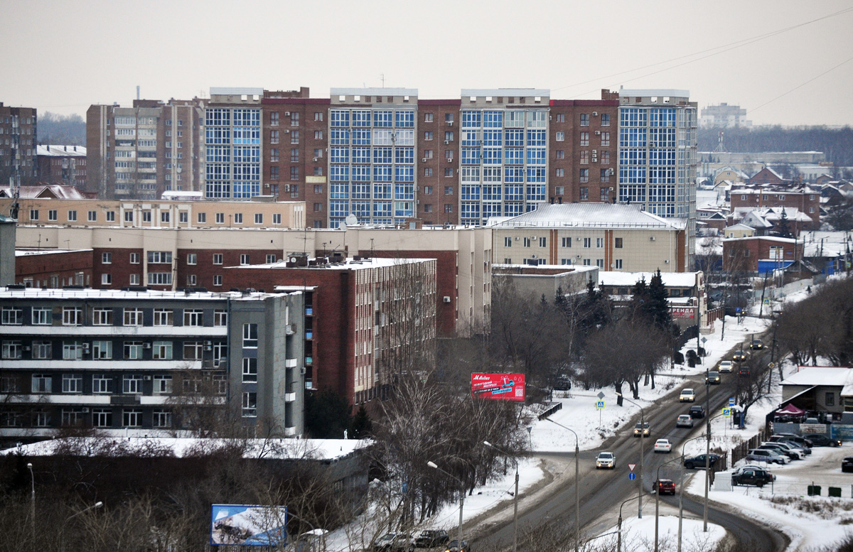 Омск, Улица Булатова, 105; Госпитальная улица, 19; Октябрьская улица, 206; Октябрьская улица, 159. Омск — Панорамы