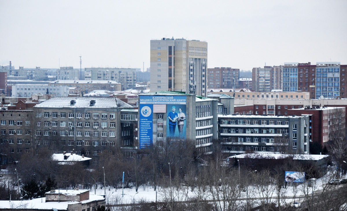Омск, Улица Булатова, 101; Госпитальная улица, 19; Октябрьская улица, 190; Октябрьская улица, 159; Кемеровская улица, 115. Омск — Панорамы