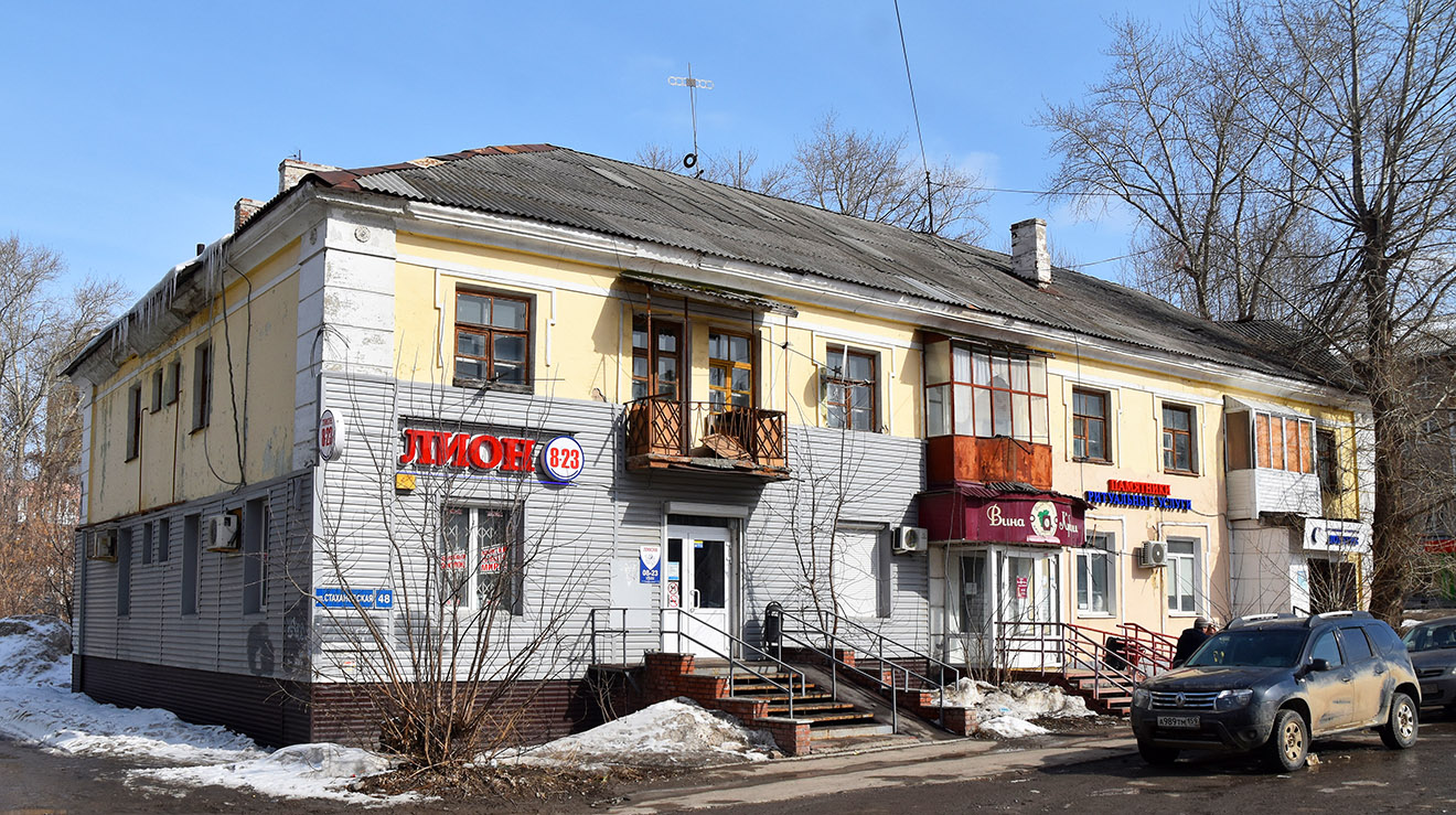 Пермь, Стахановская улица, 48 / Улица Танкистов, 20