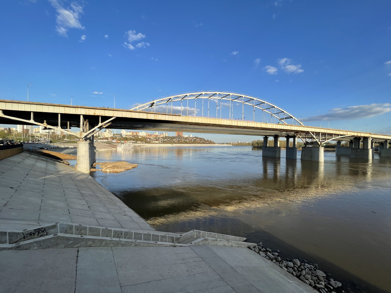Уфа, Проспект Салавата Юлаева, Старый Бельский мост