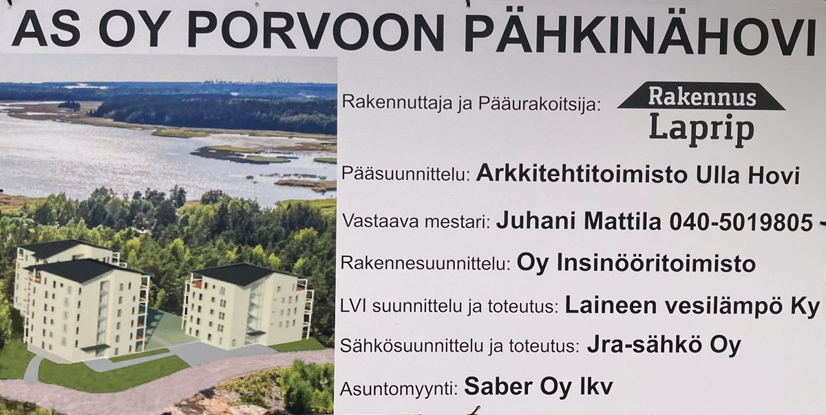 Порвоо, Tarkmansintie, 2A; Tarkmansintie, 2D. Прочие документы