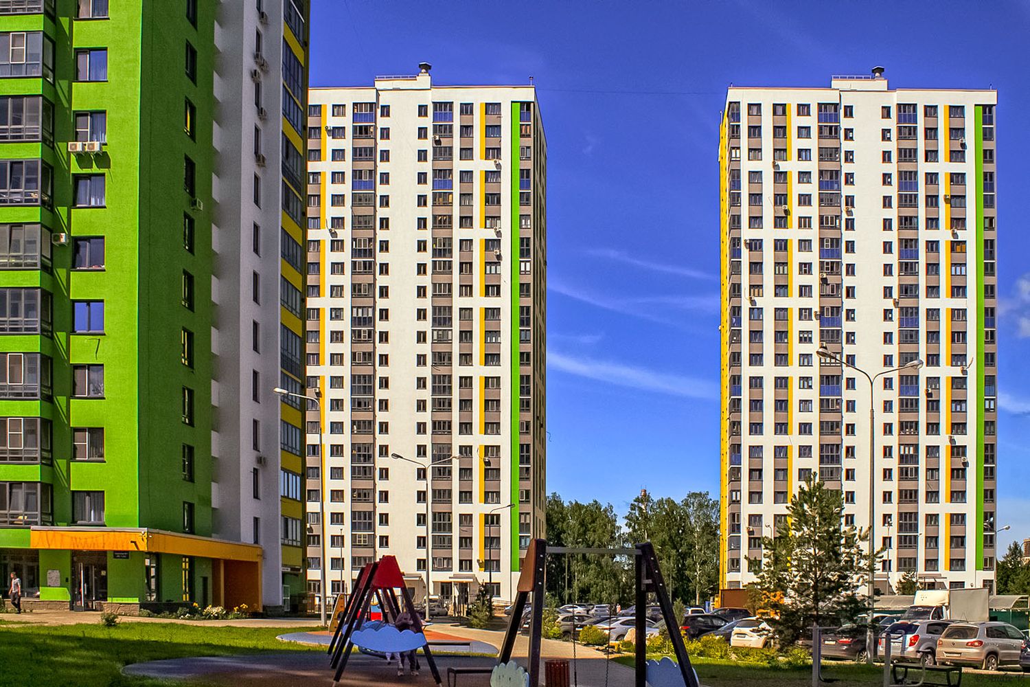 Ufa, Кустарёвская Набережная, 9; Кустарёвская Набережная, 11