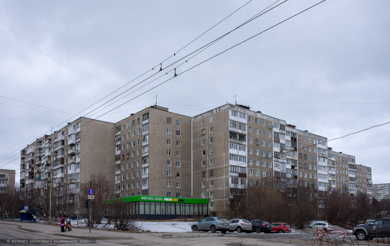 Мурманск, Улица Баумана, 28; Улица Баумана, 30; Улица Баумана, 32
