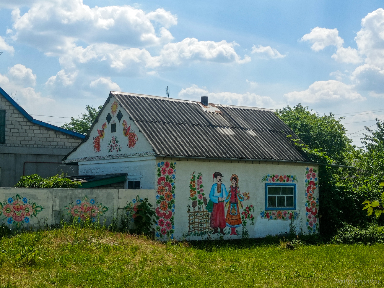 Петриковка, Рабочий переулок, 2. Монументальное искусство (мозаики, росписи)