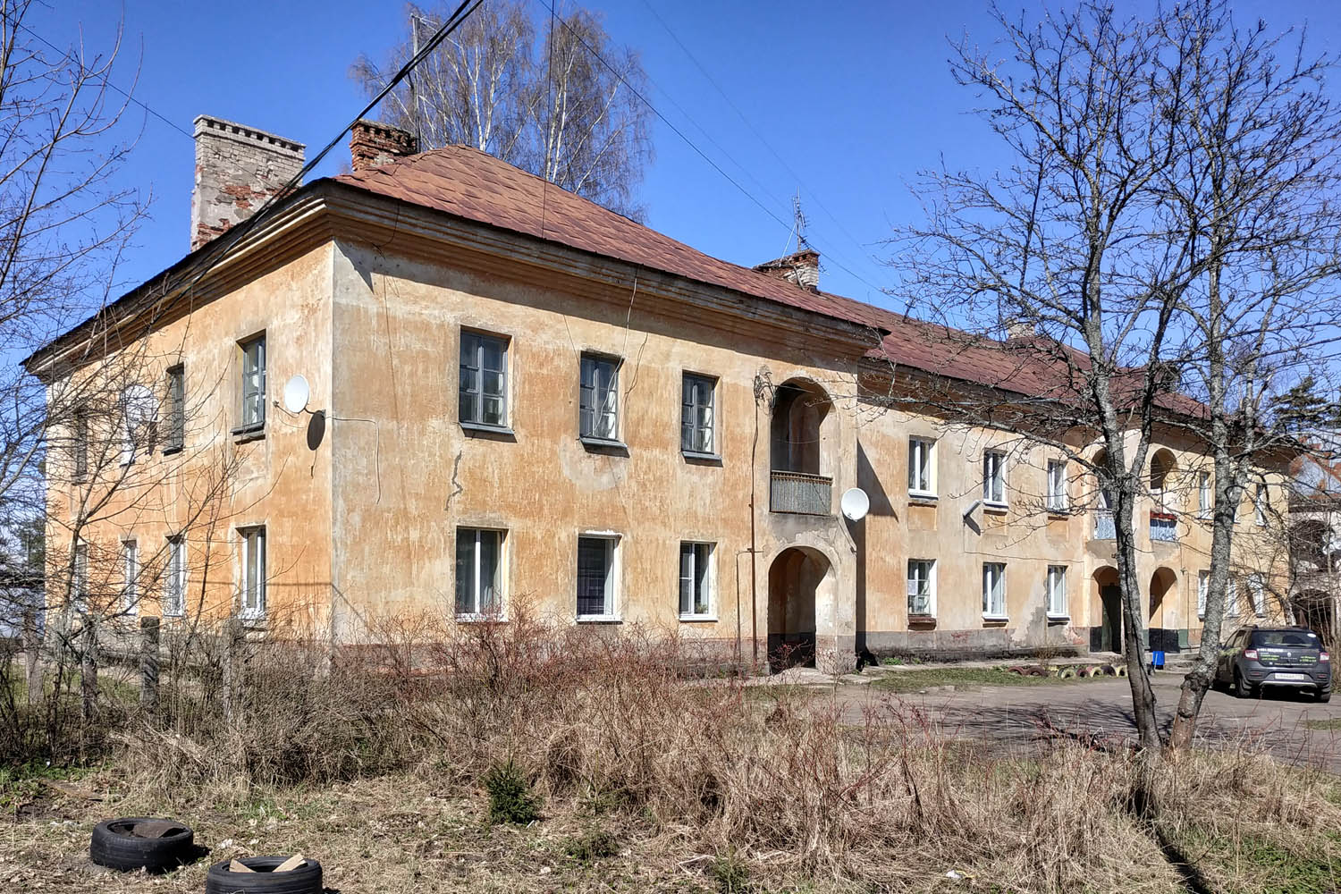 Vyborg District, other localities, Глебычево, Офицерская улица, 1