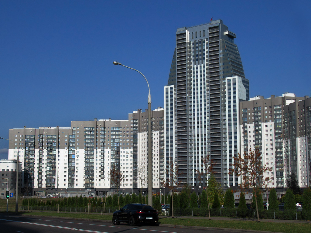Минск, Проспект Победителей, 115 / Нарочанская улица, 2