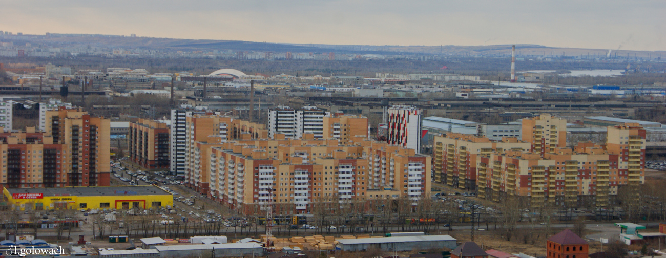 Красноярск, Апрельская улица, 4; Апрельская улица, 1; Апрельская улица, 1А. Красноярск — Панорамы