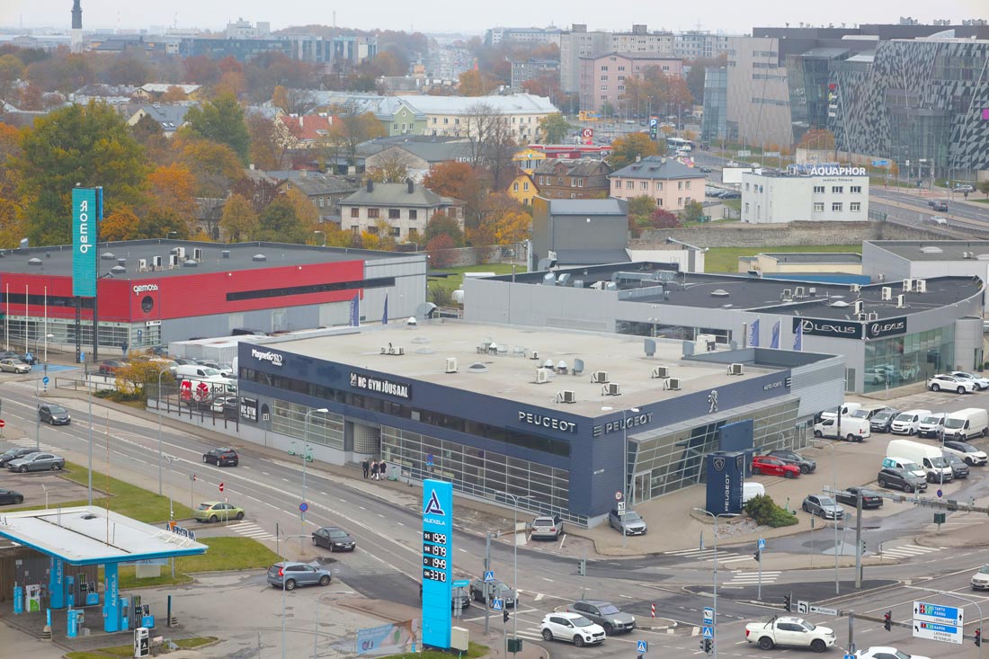 Tallinn, Pallasti, 2; Pallasti, 4; Peterburi tee, 1