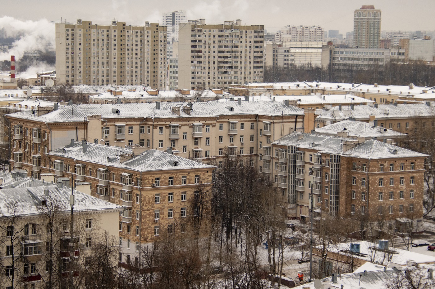 Moskwa, Улица Свободы, 18; Вишнёвая улица, 22 / Малая Набережная улица, 17; Малая Набережная улица, 13