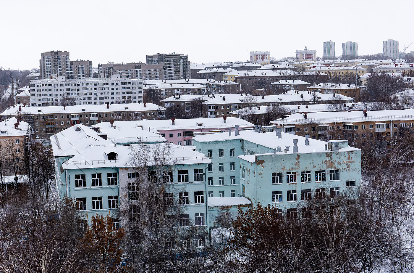 Уфа, Улица Победы, 6; Нежинская улица, 51. Уфа — Панорамы