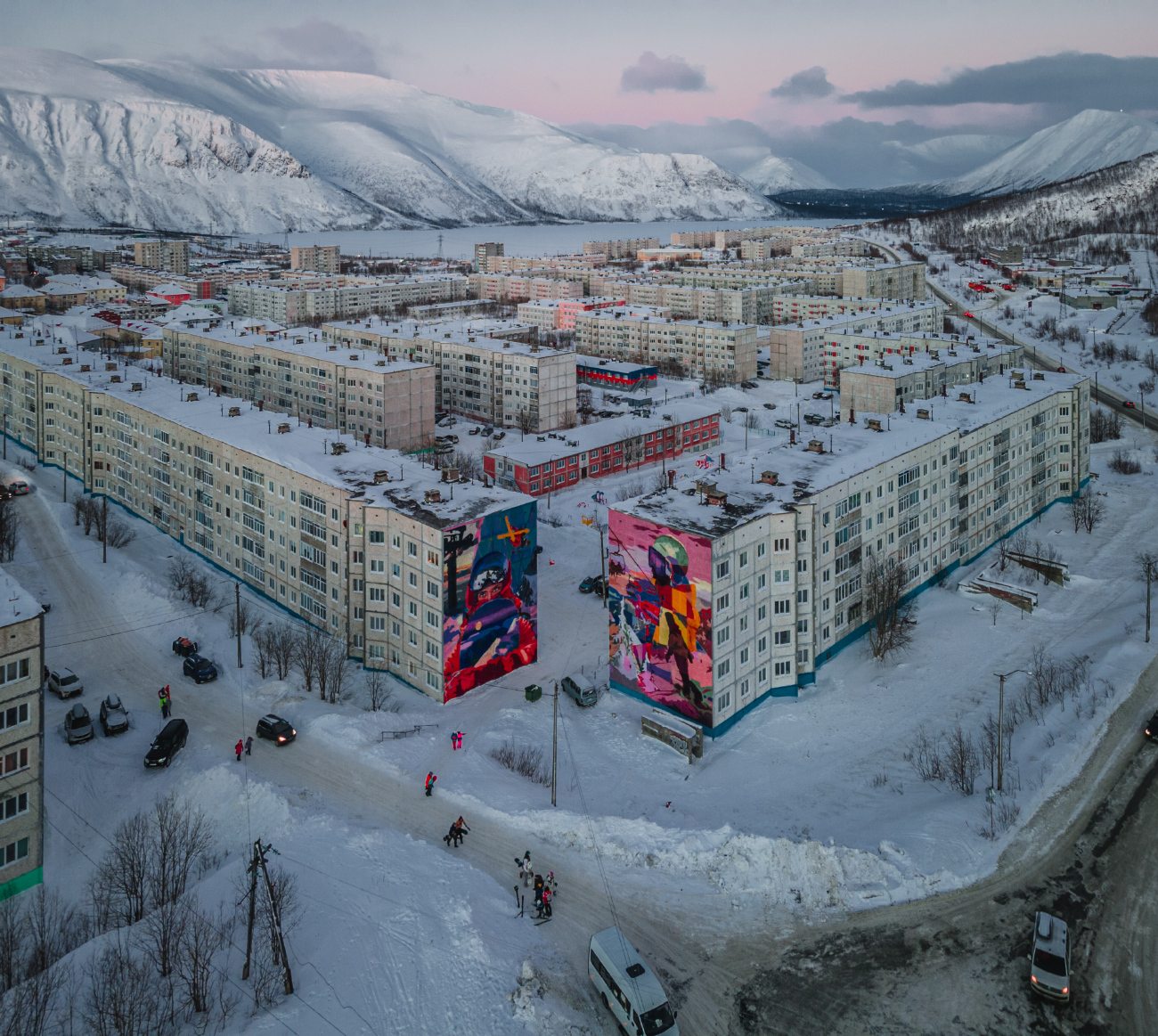 Кировск, Олимпийская улица, 83; Олимпийская улица, 81; Олимпийская улица, 85; Олимпийская улица, 75; Олимпийская улица, 81А; Олимпийская улица, 79