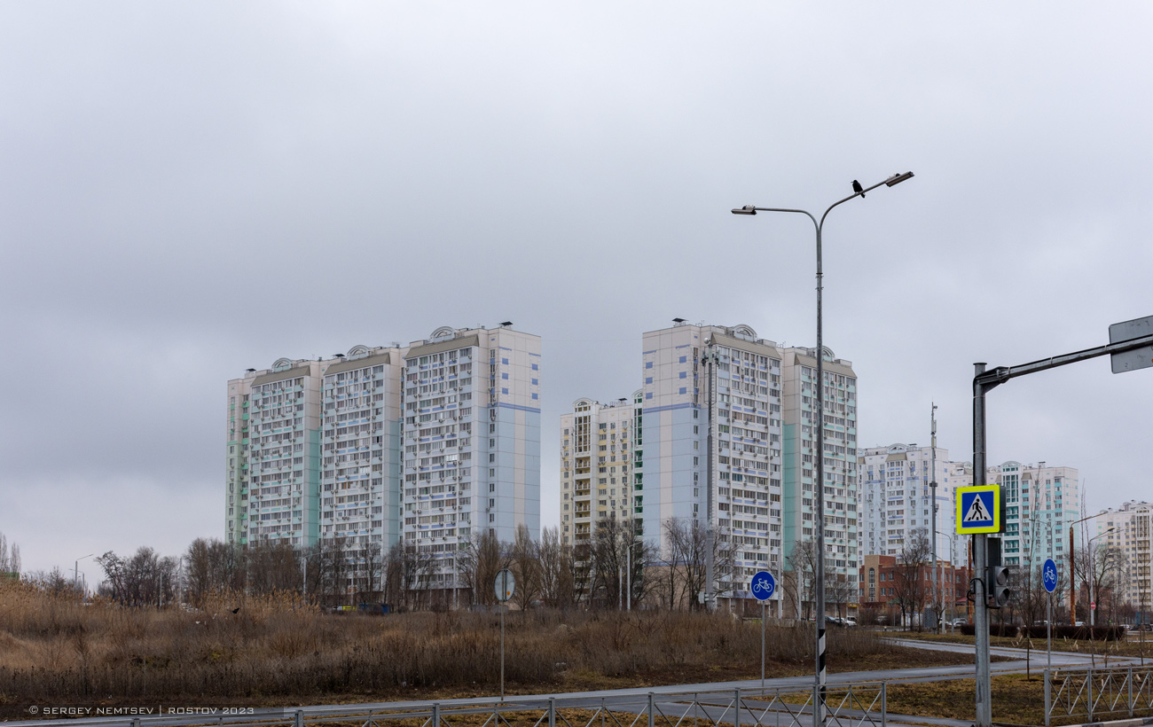 Ростов-на-Дону, ​Проспект Солженицына, 24​ / Улица Жданова, 23; Улица Жданова, 21Б