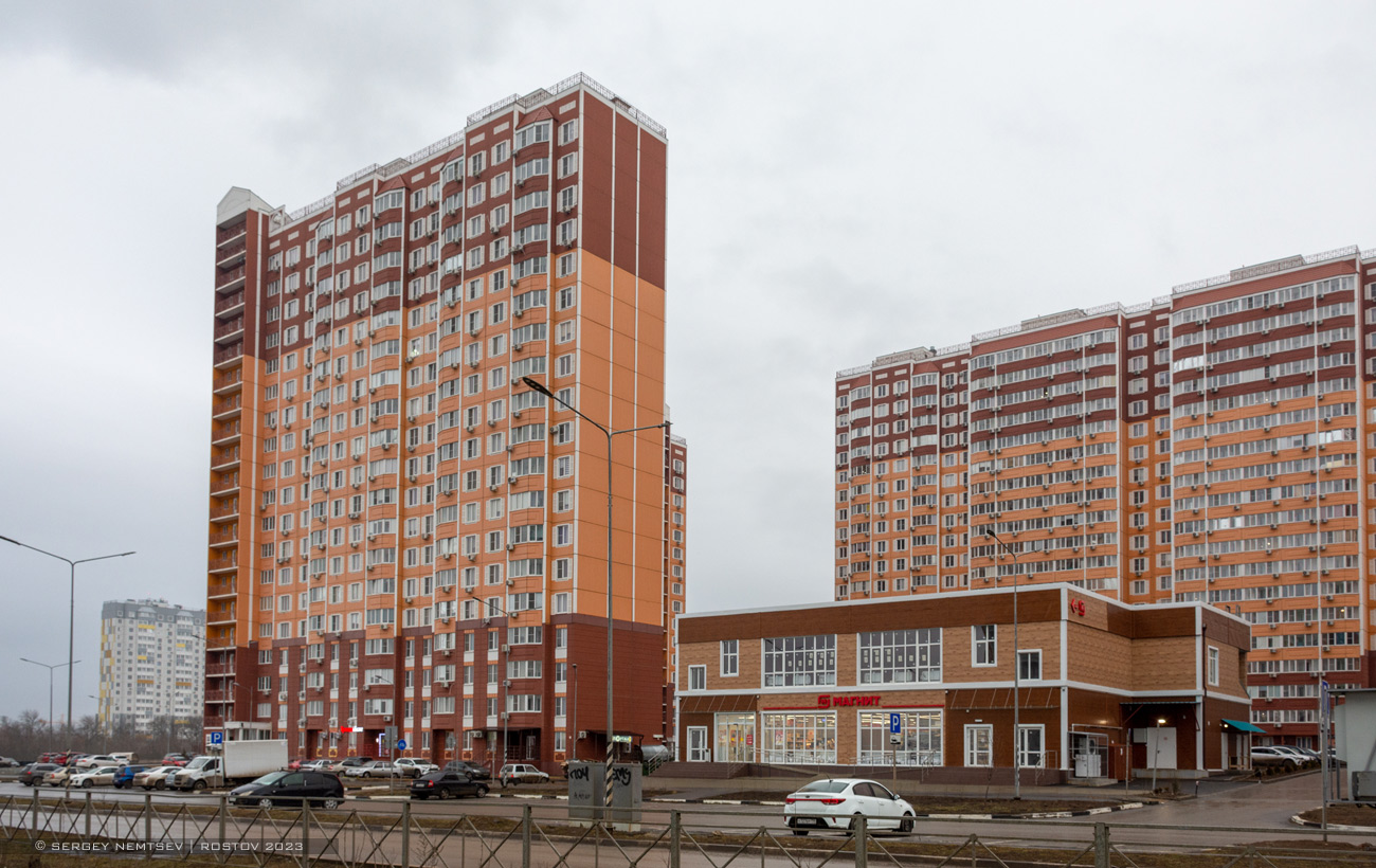 Ростов-на-Дону, Улица Ткачева, 30; Улица Ткачева, 32 / улица ​Еляна, 50