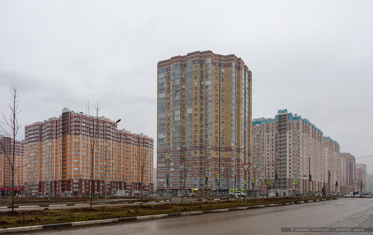 Ростов-на-Дону, Улица Ткачева, 14; ​Проспект Маршала Жукова, 19 / ​улица Ткачева, 12; Проспект Маршала Жукова, 21