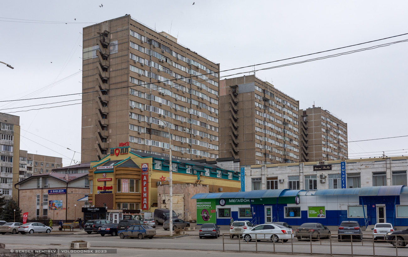 Волгодонск, Улица Энтузиастов, 20А; Улица Энтузиастов, 18А; Улица Энтузиастов, 20; Проспект Строителей, 27; Проспект Строителей, 29