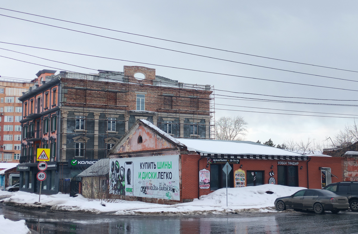 Омск, Съездовская улица, 33; Съездовская улица, 33А; Улица Пушкина, 64А/5