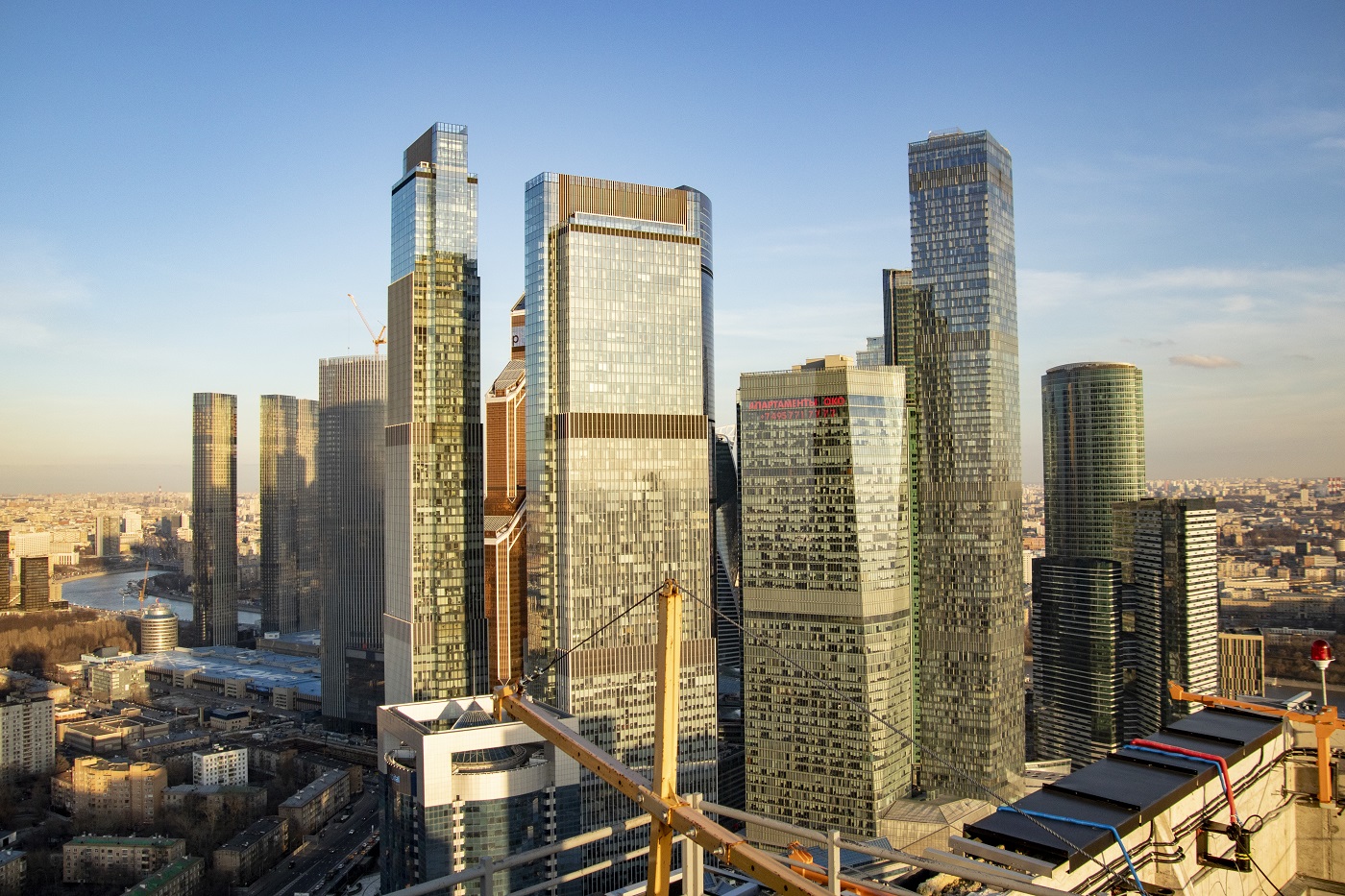 Москва, 1-й Красногвардейский проезд, 22 стр. 2; 1-й Красногвардейский проезд, 22 стр. 1; Тестовская улица, 8-10; 1-й Красногвардейский проезд, 21 стр 1; 1-й Красногвардейский проезд, 21 стр 2; Пресненская набережная, 10 стр. 2; Пресненская набережная, 10