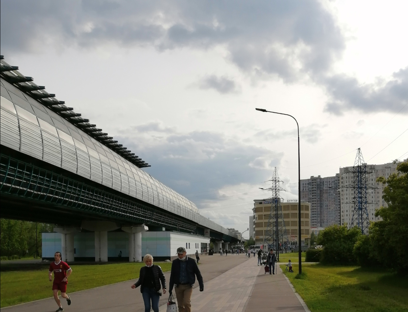 Москва, Улица Бунинская Аллея, б/н; Улица Кадырова, 1