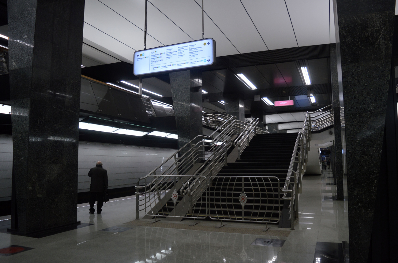 Москва, Большая Кольцевая линия Московского метрополитена, станция метро «Петровский парк»