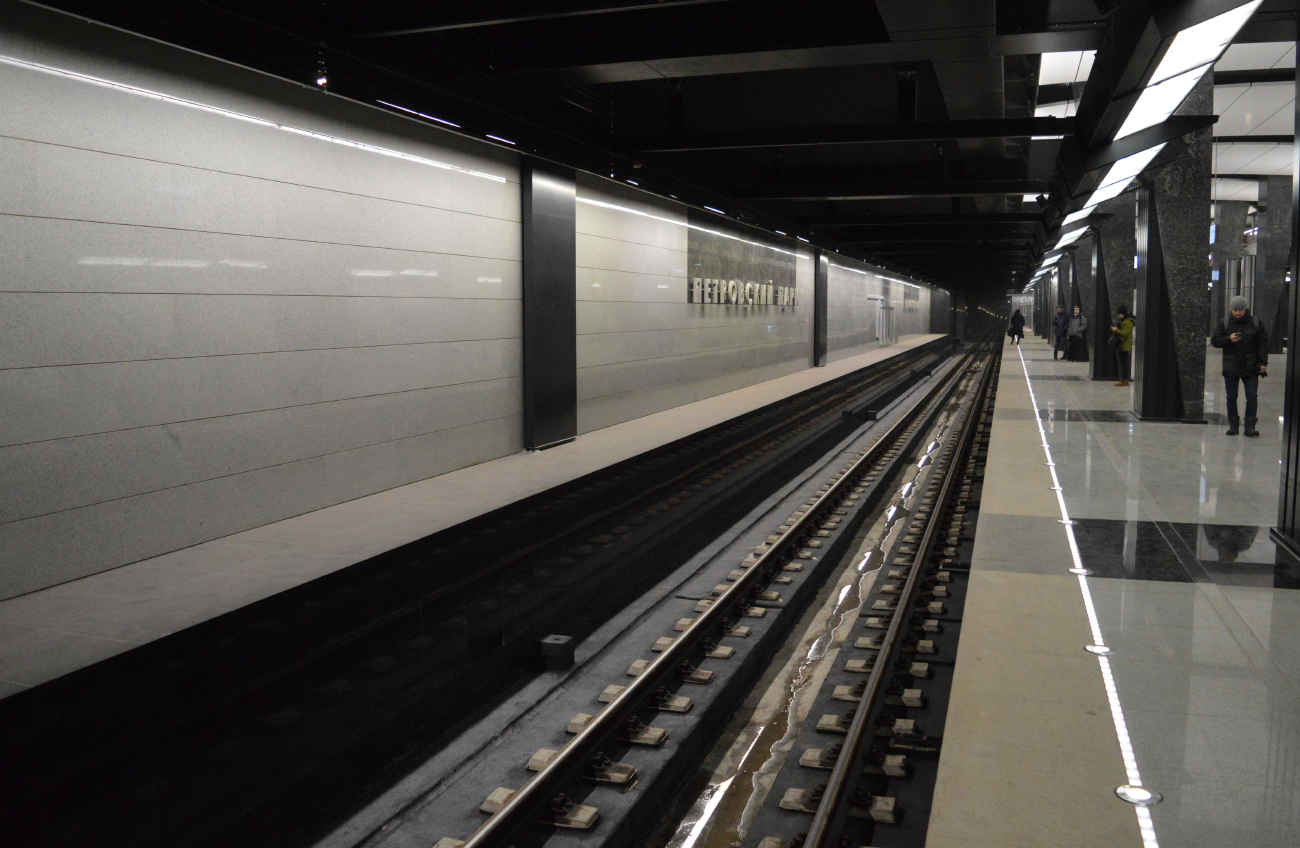 Москва, Большая Кольцевая линия Московского метрополитена, станция метро «Петровский парк»