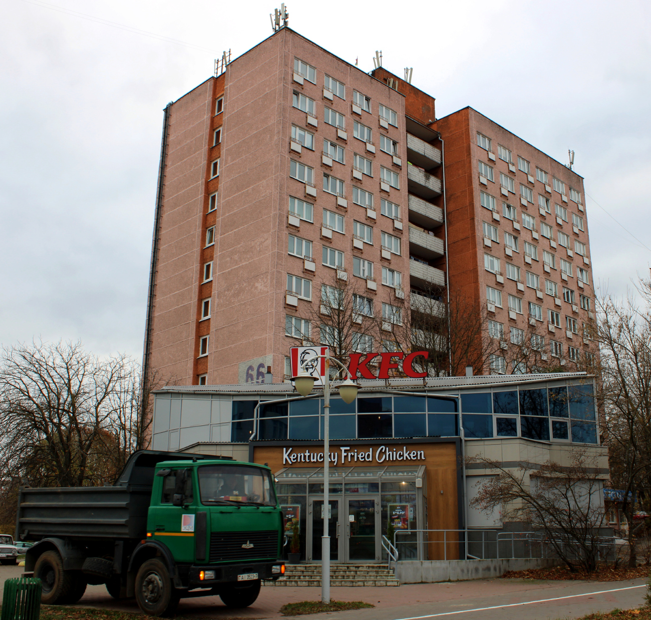 Минск, Проспект Пушкина, 66 / Улица Ольшевского, 43; Улица Ольшевского, 45