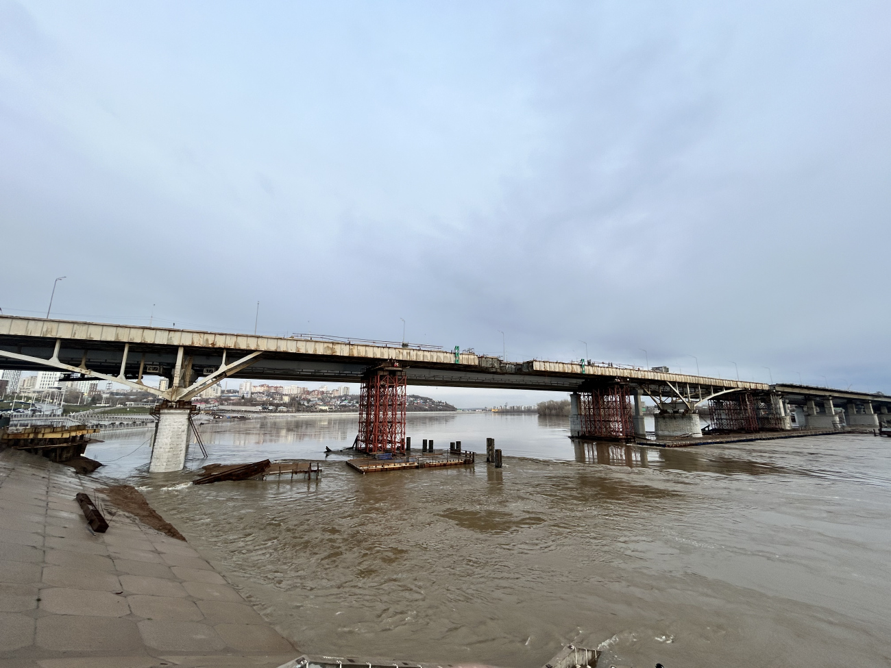 Уфа, Проспект Салавата Юлаева, Старый Бельский мост