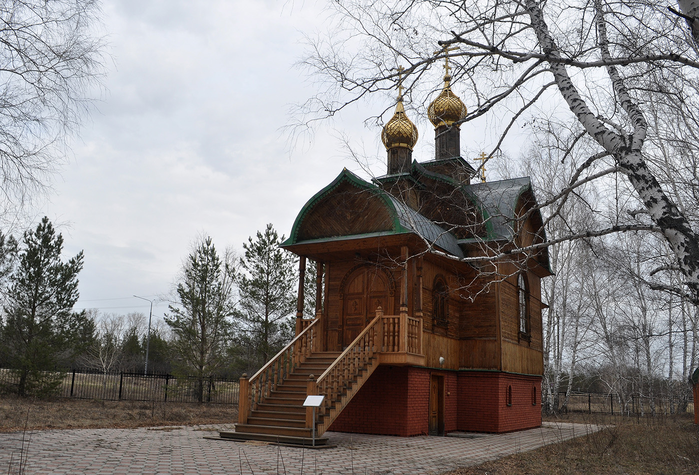 Омский район, прочие н.п., пос. Набережный, Монастырская улица, 12/4, Ачаирский женский монастырь Честного Креста Господня, Церковь святых Веры Надежды Любови и Софии