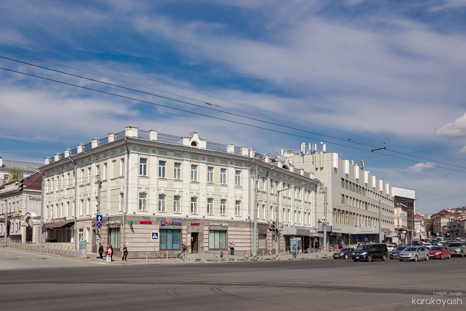 Казань, Профсоюзная улица, 25 / Улица Пушкина, 15; Улица Пушкина, 17