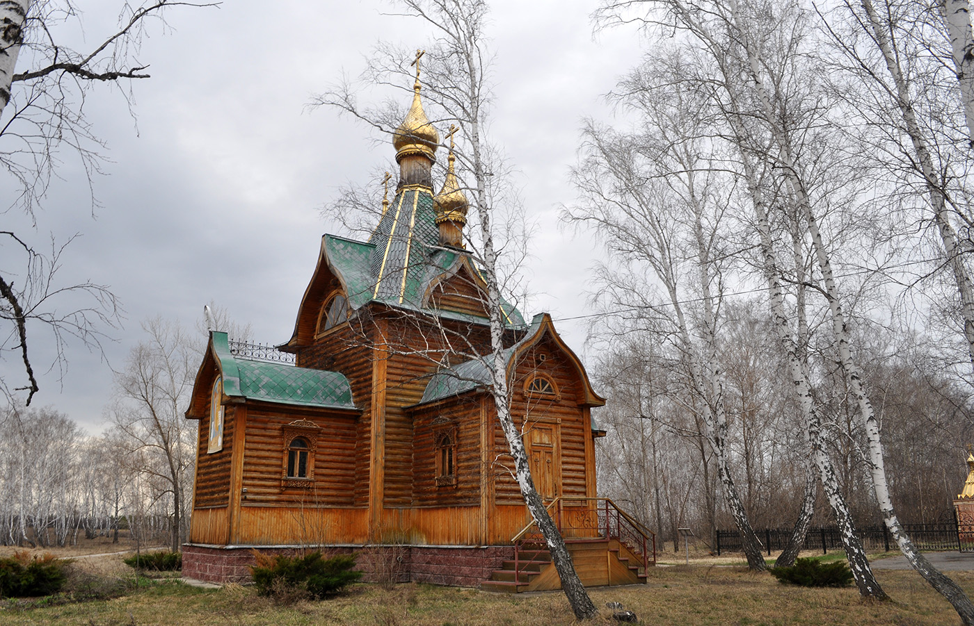 Омский район, прочие н.п., пос. Набережный, Монастырская улица, 12/4, Ачаирский женский монастырь Честного Креста Господня, Церковь Иоанна Предтечи