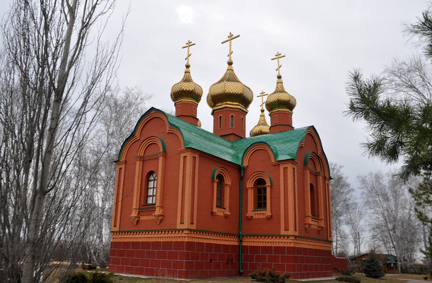 Омский район, прочие н.п., с. Ачаир, Церковь Димитрия Солунского